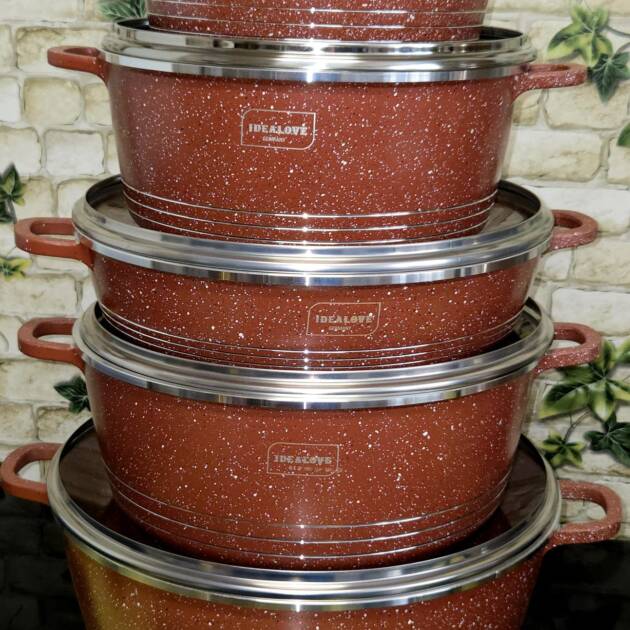 Die Casting Marble Non Stick Pot