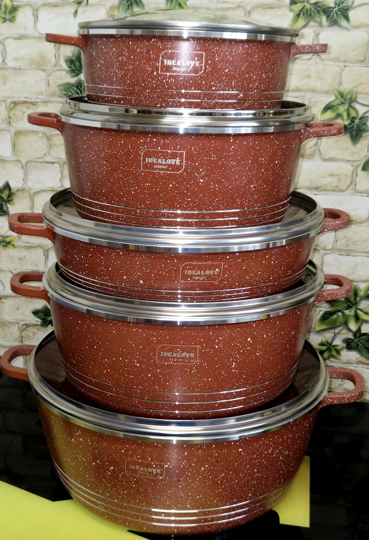 Die Casting Marble Non Stick Pot