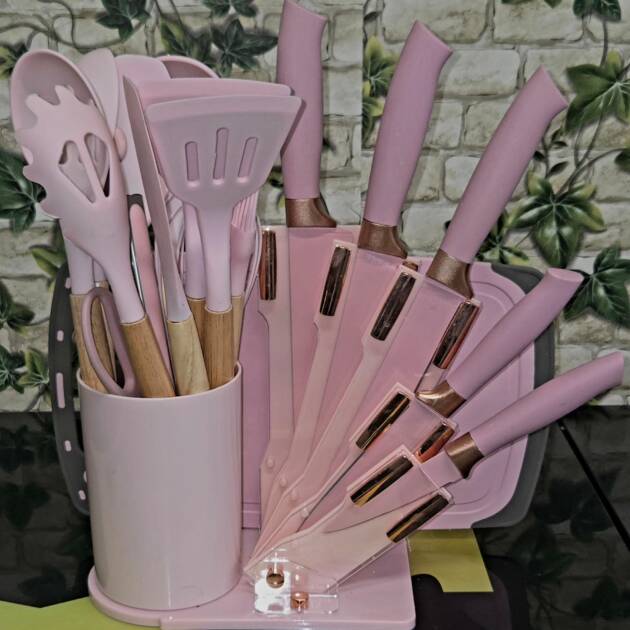 Pink Cutlery Set