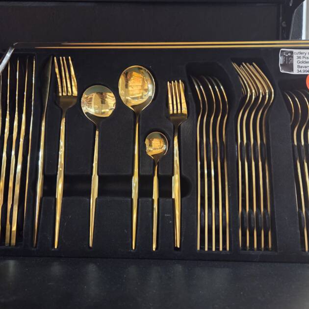 Gold Cutlery Set